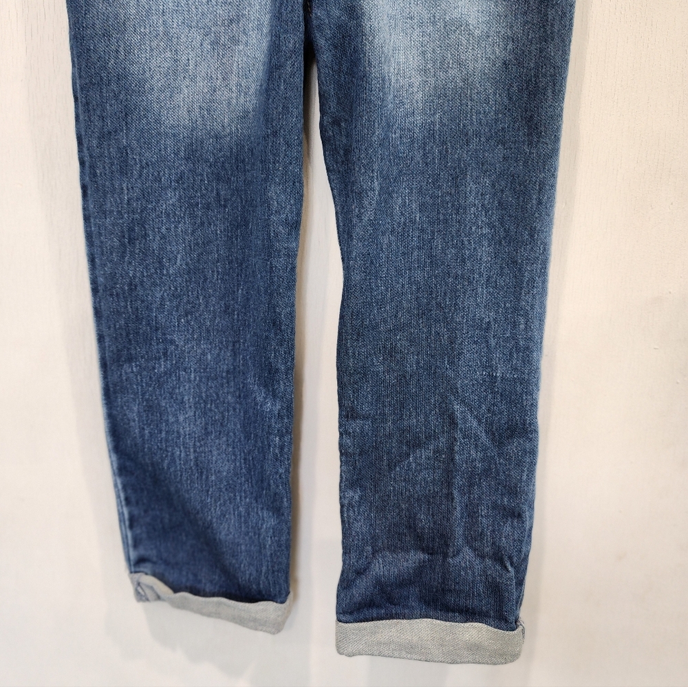 Genuine Kids OshKosh Denim Overalls 5T | Adjustable Straps | Classic Blue - Picture 6 of 9